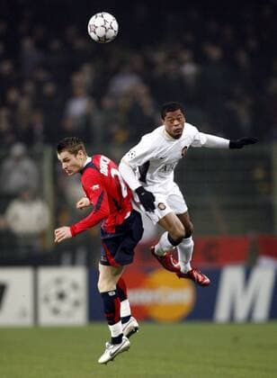 Fußball, Champions League, OSC Lille - Manchester United 0:1