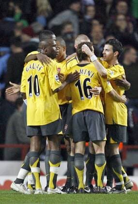 Fußball, England, Premier League, Aston Villa - FC Arsenal 0:1