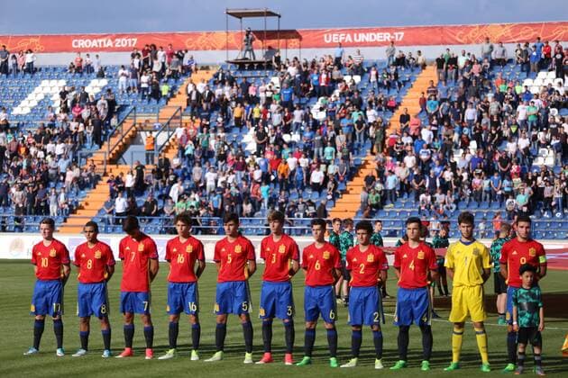 Fußball, U17 EM, Frankreich - Spanien