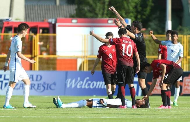 Fußball, U17 EM, Halbfinale, England - Türkei