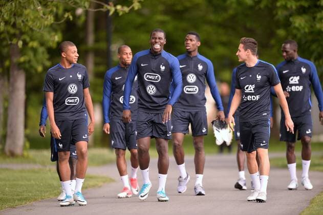 Fußball, Training Frankreich