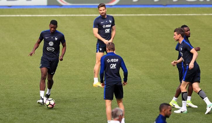 Fußball, WM Quali, Training Frankreich