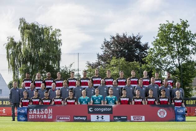 Fußball, 2. BL, FC St. Pauli Porträttermin