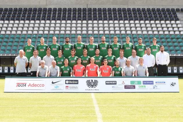 Fußball, 3. Liga, SC Preußen Münster Porträttermin