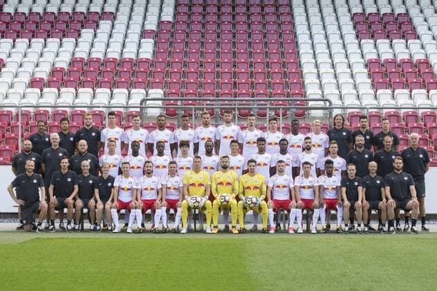 Fußball, Red Bull Salzburg - Porträttermin