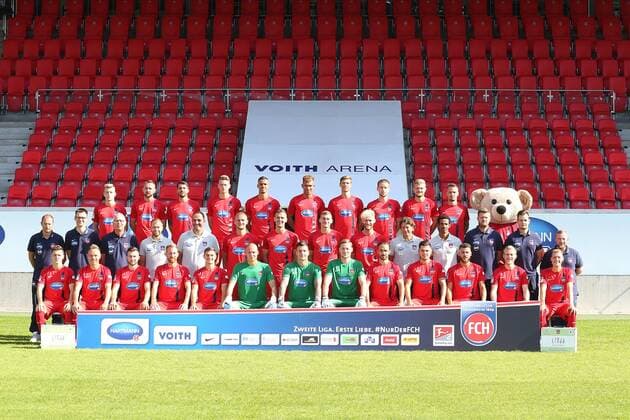 Fußball, 2. BL, Porträttermin 1. FC Heidenheim