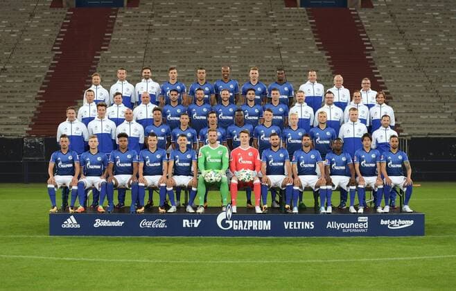 Fußball, FC Schalke 04 Porträttermin