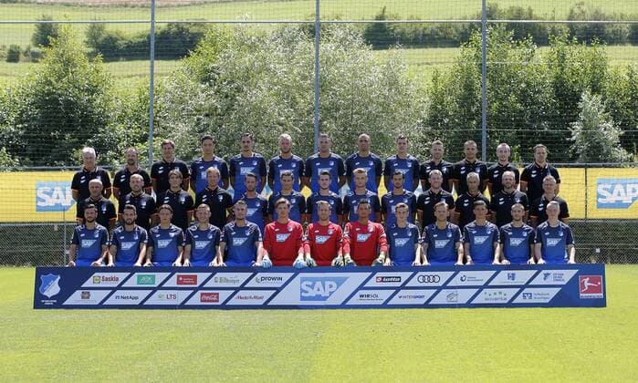 Fußball, TSG 1899 Hoffenheim Porträttermin