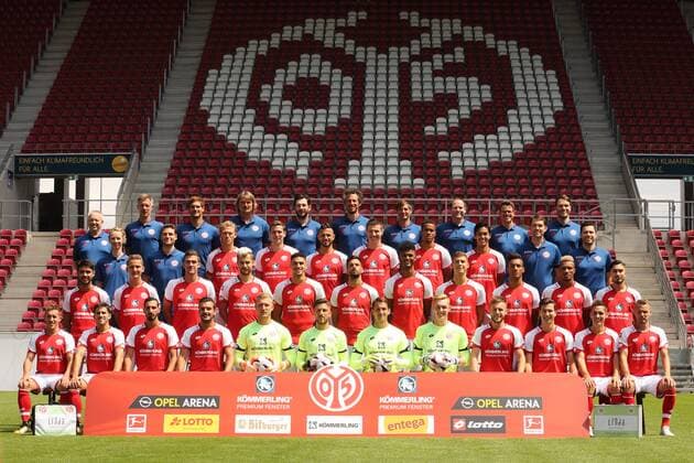 Fußball, FSV Mainz 05 Porträttermin