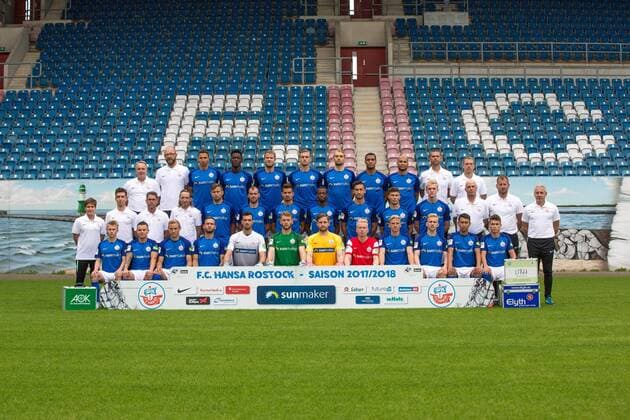 Fußball, 3. Liga, Porträttermin Hansa Rostock