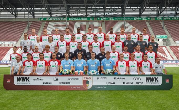 Fußball, Porträttermin FC Augsburg