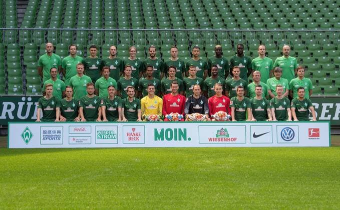 Fußball, Porträttermin Werder Bremen