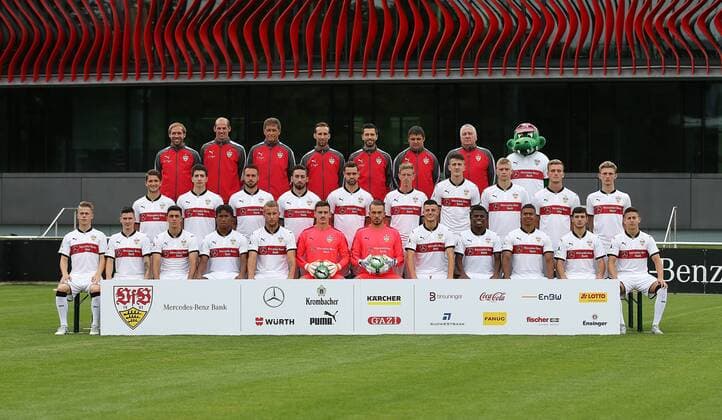 Fußball, RL Südwest, VfB Stuttgart II Porträttermin