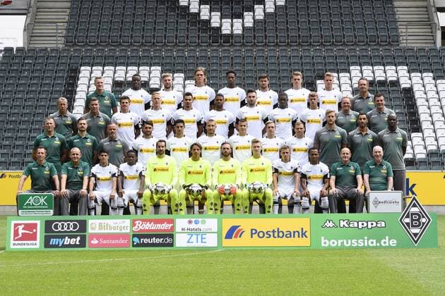 Fußball, Borussia Mönchengladbach Porträttermin