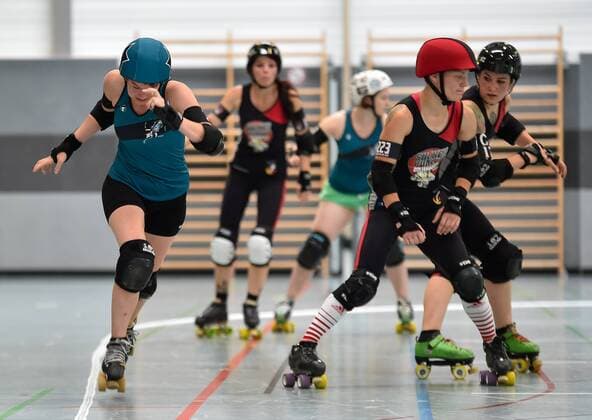 Rollerderby, Frauen, 3. Bundesliga, Sucker Punch Rollergirls Nürnberg Riot Rocketz Leipzig