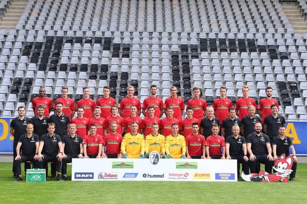 Fußball, SC Freiburg Porträttermin