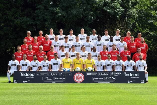 Fußball, Eintracht Frankfurt Porträttermin