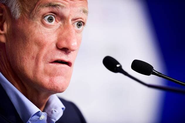 Fußball, Frankreich Pressekonferenz