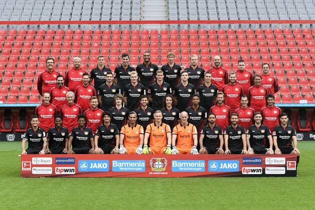 Fußball, Porträttermin Bayer 04 Leverkusen