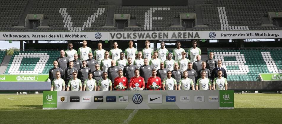 Fußball, VfL Wolfsburg Porträttermin