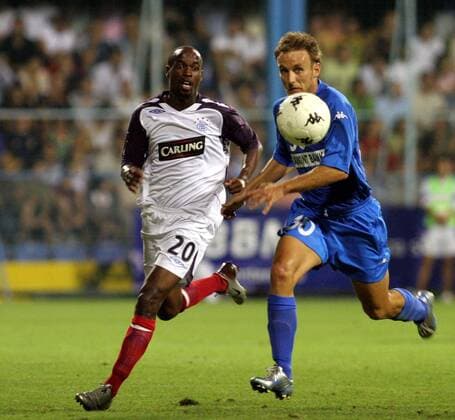 Fußball, Champions League, Qualifikation, FK Zeta Golubovci - Glasgow Rangers 0:1