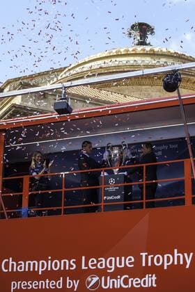 Fußball, Champions League Trophy Tour in Palermo
