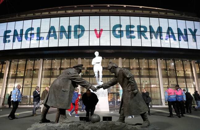 Fußball, England - Deutschland