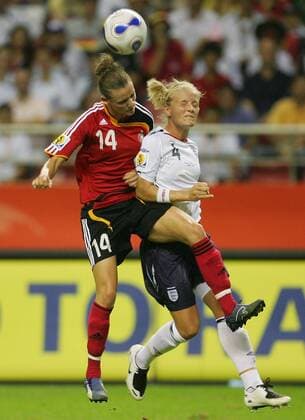 Fußball, Frauen WM, England - Deutschland 0:0
