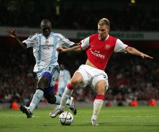 Fußball, England, Carling Cup, FC Arsenal - Newcastle United 2:0