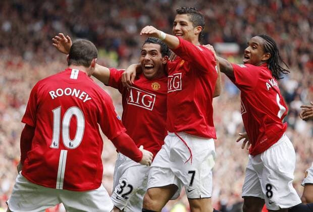 Fußball, England, Premier League, Manchester United - Wigan Athletic 4:0