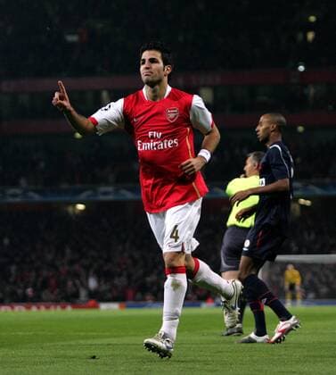Fußball, Champions League, FC Arsenal - Slavia Prag 7:0