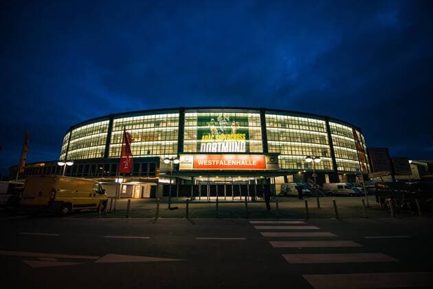 European Darts Championship 2025, EM in Dortmund, Sportstätte Westfalenhalle