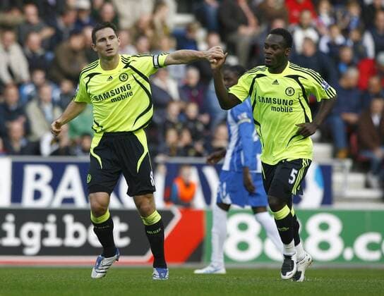 Fußball, England, Premier League, Wigan Athletic - FC Chelsea 0:2