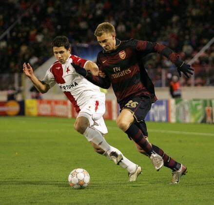 Fußball, Champions League, Slavia Prag - FC Arsenal 0:0