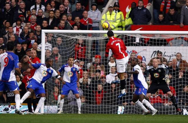 Fußball, England, Premier League, Manchester United - Blackburn Rovers 2:0