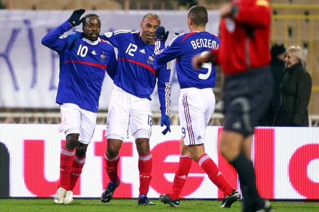 Fußball, EM Qualifikation, Ukraine - Frankreich 2:2