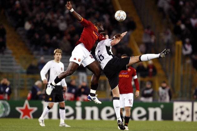 Fußball, Champions League, AS Rom - Manchester United 1:1