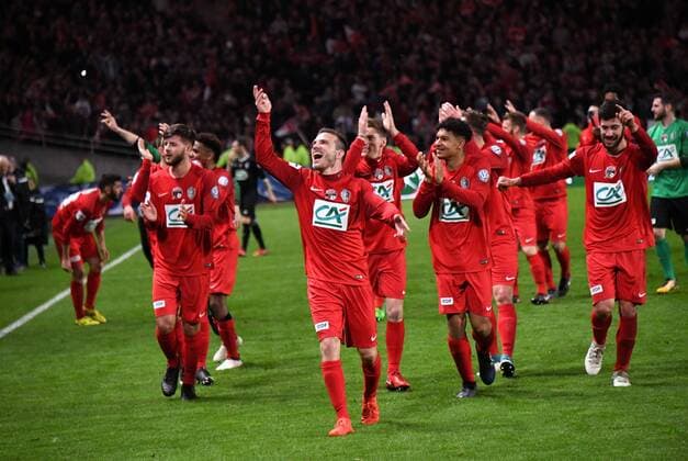 Fußball, Coupe de France, Les Herbiers - FC Chambly