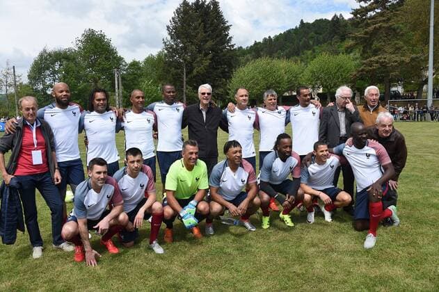 Fußball, Benefizspiel der Weltmeister von 1998 in Frankreich