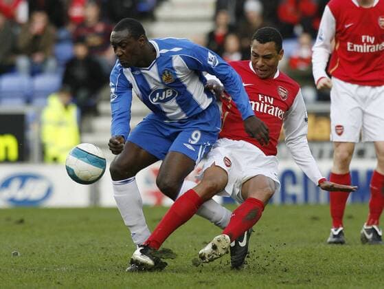 Fußball, England, Premier League, Wigan Athletic - FC Arsenal 0:0