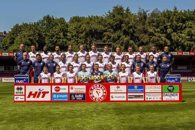 Fußball, 3. Liga, Fortuna Köln Porträttermin