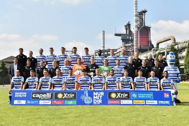 Fußball, 2. BL, MSV Duisburg Porträttermin