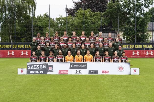 Fußball, 2. BL, FC St. Pauli Porträttermin