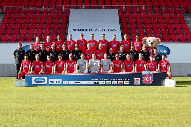 Fußball, 2. BL, 1. FC Heidenheim Porträttermin