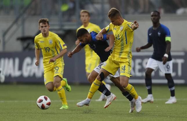 Fußball, U19 EM, Frankreich - Ukraine