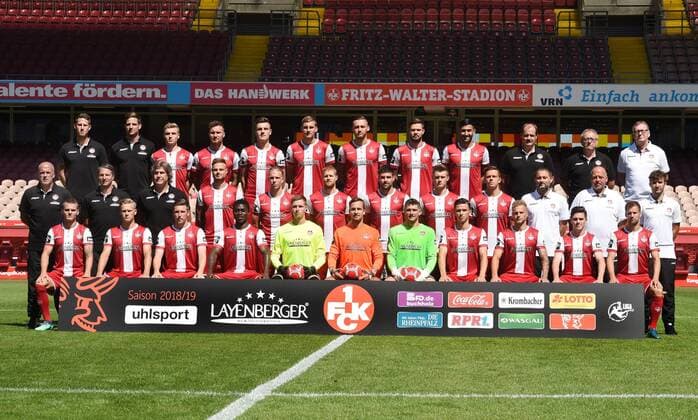 Fußball, 3. Liga, 1. FC Kaiserslautern Porträttermin