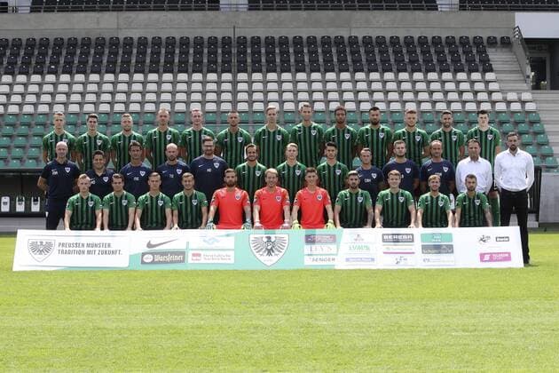 Fußball, 3. Liga, SC Preußen Münster Porträttermin