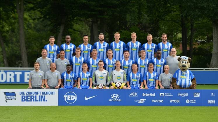 Fußball, RL Nordost, Hertha BSC II Porträttermin