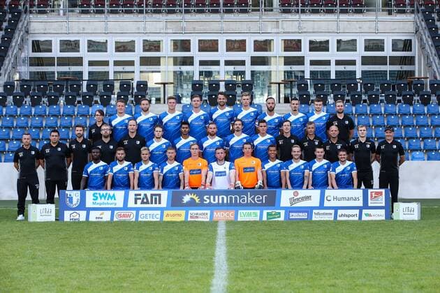 Fußball, 2. BL, 1. FC Magdeburg Porträttermin