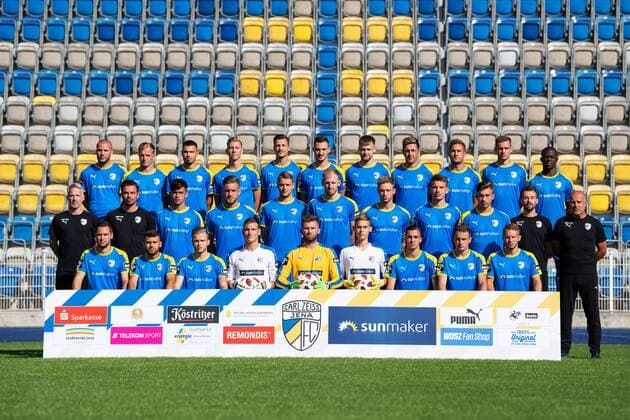 Fußball, 3. Liga, FC Carl Zeiss Jena Porträttermin